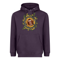 Plum football gemstone sunflower Heavyweight Hoodie - JahusDesignShop