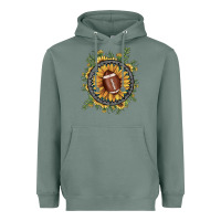Sage football gemstone sunflower Heavyweight Hoodie - JahusDesignShop