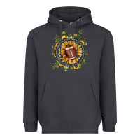 Smoke football gemstone sunflower Heavyweight Hoodie - JahusDesignShop