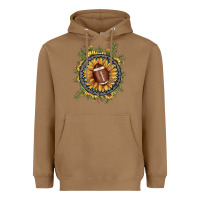 Toasted Coconut football gemstone sunflower Heavyweight Hoodie - JahusDesignShop
