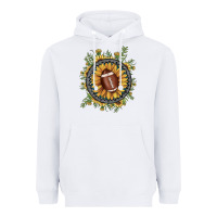 White football gemstone sunflower Heavyweight Hoodie - JahusDesignShop