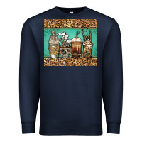 Navy skeleton coffee cups Premium Sweatshirt - Jasminsmagicworld