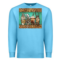 Ocean Blue skeleton coffee cups Premium Sweatshirt - Jasminsmagicworld