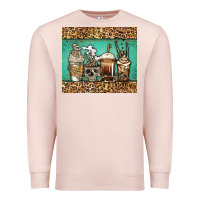 Pale Pink skeleton coffee cups Premium Sweatshirt - Jasminsmagicworld