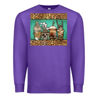 Purple skeleton coffee cups Premium Sweatshirt - Jasminsmagicworld