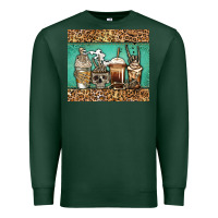 Skeleton Coffee Cups Premium Sweatshirt | Teevron