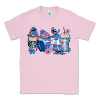 Bubblegum Pink stitch coffee cups Classic Tee - Zillion Design Studio