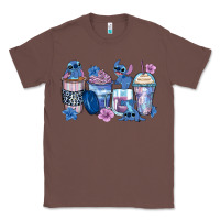 Chestnut stitch coffee cups Classic Tee - Zillion Design Studio