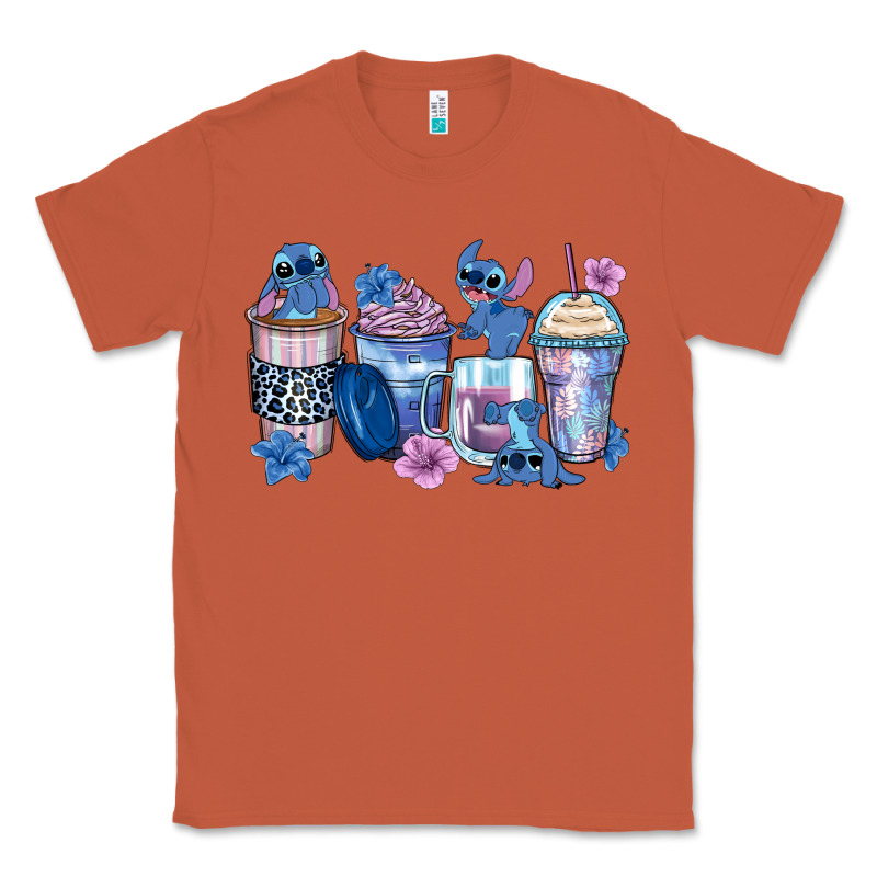 Stitch Coffee Cups Classic Tee by Zillion Design Studio | Teevron