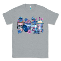 Heather Grey stitch coffee cups Classic Tee - Zillion Design Studio