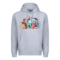 Heather Grey true story easter Premium Hoodie - MaliasSmallBusiness