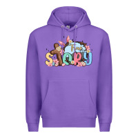 Purple true story easter Premium Hoodie - MaliasSmallBusiness