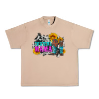 Burro cowgirl mama with boots and sunflowers and cowhide Urban Heavy Tee - Artiststas