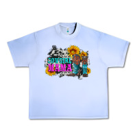 Grape Ice cowgirl mama with boots and sunflowers and cowhide Urban Heavy Tee - Artiststas