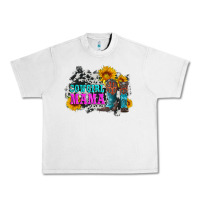 Lunar Rock cowgirl mama with boots and sunflowers and cowhide Urban Heavy Tee - Artiststas