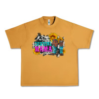 Peanut Butter cowgirl mama with boots and sunflowers and cowhide Urban Heavy Tee - Artiststas