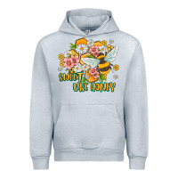Heather Grey like honey Urban Hoodie - MaliasSmallBusiness