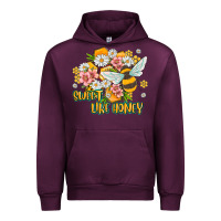 Mauve Wine like honey Urban Hoodie - MaliasSmallBusiness