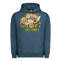 Pigment Midnight Navy like honey Urban Hoodie - MaliasSmallBusiness