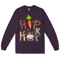 Plum hip hop easter bunny Long Sleeve Tee - RanaPortraitStore