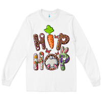 White hip hop easter bunny Long Sleeve Tee - RanaPortraitStore