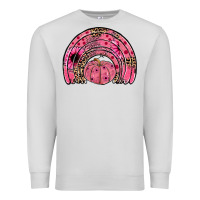 Dove Grey pumpkin ribbon rainbow Premium Sweatshirt - JahusDesignShop