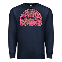 Navy pumpkin ribbon rainbow Premium Sweatshirt - JahusDesignShop
