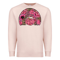 Pale Pink pumpkin ribbon rainbow Premium Sweatshirt - JahusDesignShop