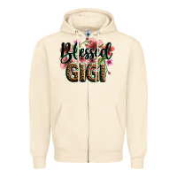 Sandshell flowers blessed gigi Zipper Hoodie - Zillion Design Studio