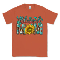 Copper western blessed mom with sunflower Classic Tee - texasbilliewilder