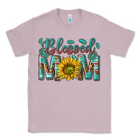 Lilac western blessed mom with sunflower Classic Tee - texasbilliewilder