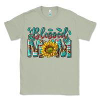 Matcha western blessed mom with sunflower Classic Tee - texasbilliewilder