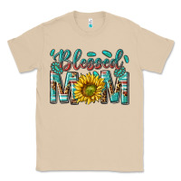 Mushroom western blessed mom with sunflower Classic Tee - texasbilliewilder