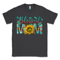 Smoke western blessed mom with sunflower Classic Tee - texasbilliewilder