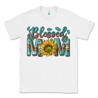 White western blessed mom with sunflower Classic Tee - texasbilliewilder