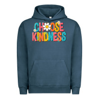 Pigment Midnight Navy choose kindness Urban Hoodie - NancyCooperArtShop