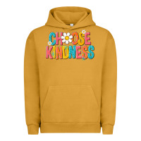 Pigment Peanut Butter choose kindness Urban Hoodie - NancyCooperArtShop