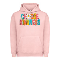 Pigment Salmon choose kindness Urban Hoodie - NancyCooperArtShop
