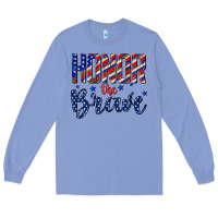 Colony Blue honor the brave Long Sleeve Tee - texasbilliewilder