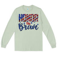 Matcha honor the brave Long Sleeve Tee - texasbilliewilder
