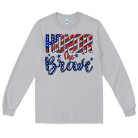 Moon Dust honor the brave Long Sleeve Tee - texasbilliewilder