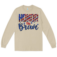 Mushroom honor the brave Long Sleeve Tee - texasbilliewilder