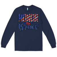 Navy honor the brave Long Sleeve Tee - texasbilliewilder