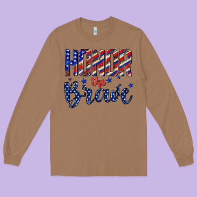 Long Sleeve Tee honor the brave