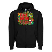 Black one merry teacher Zipper Hoodie - texasbilliewilder