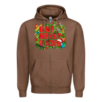 Chestnut one merry teacher Zipper Hoodie - texasbilliewilder
