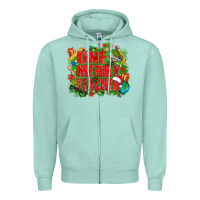 Seafoam one merry teacher Zipper Hoodie - texasbilliewilder