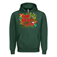 Sports Green one merry teacher Zipper Hoodie - texasbilliewilder