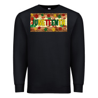 Black juneteenth licence plate template Premium Sweatshirt - Artiststas