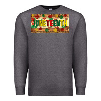 Juneteenth Licence Plate Template Premium Sweatshirt | Teevron